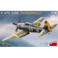 1/48 P-47D-22RE Thunderbolt in French Service [Basic Kit]