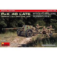 1/35 German 7.5cm Pak 40 Late with Elite Artillerie Regiment Crew [Special Edition]