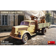 1/35 German 3T Cargo Truck with MG 151/20 Drilling