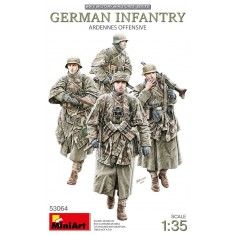 1/35 German Infantry. Ardennes Offensive (4 figures)