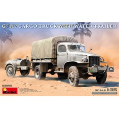 1/35 G7117 Cargo Truck with Water Trailer