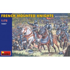 1/72 French Mounted Knights XV Century (20 figures w/20 Horses)