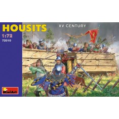 1/72 Housits XV Century (24 figures+4 Horses+2 Wagons)