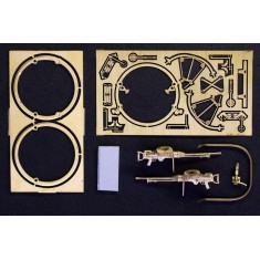 1/48 Stripped Lewis Mk I Twin MG with a Shortened Radiator on the Scarff Ring