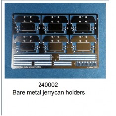 1/24 Bare Metal Jerrycan Holders Photoetched parts