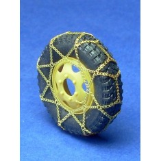 Tyre Chains for 1/35 German 8rad Armoured Car (4 units) for AFV Club kit