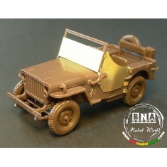 1/48 Photo-Etched Armour Parts for US WWII 1/4 Ton 4x4 Truck for Hasegawa kit