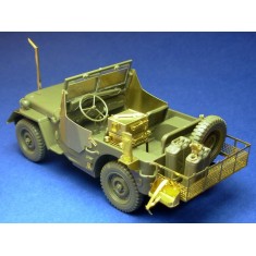 1/35 WWII US Light Armoured Jeep Detail-up set 1 (incl. Radio&Rear Stowage Rack set)