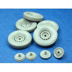 1/35 BA-64 Wheels Set (Civilian Pattern) for MiniArt/Vision Models kit
