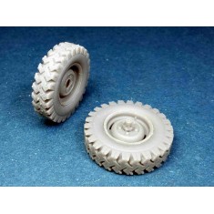1/24 Land Rover Deestone Wheels with Hub  for Italeri kits