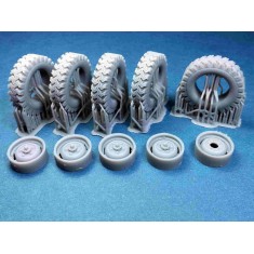 1/24 Land Rover Deestone Wheels for Revell kits