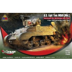 1/72 US M5A1 (Mid.) '2nd Armd. Div. Normandy, July 1944'