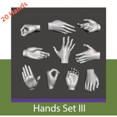 1/35 Hands Set #3