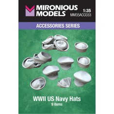 1/35 WWII US Navy Hats