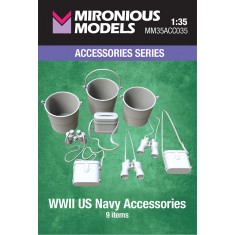 1/35 WWII US Navy Accessories