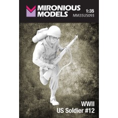 1/35 WWII US Soldier #12