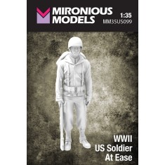 1/35 WWII US Soldier At Ease