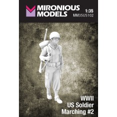 1/35 WWII US Soldier Marching #2