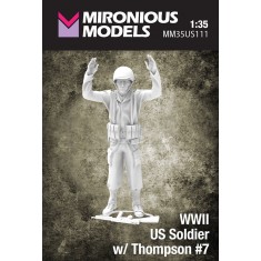 1/35 WWII US Soldier with Thompson #7