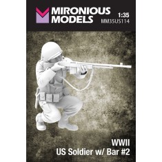 1/35 WWII US Soldier with Bar #2