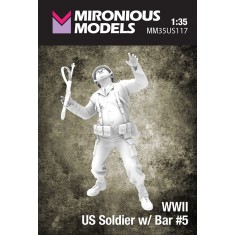 1/35 WWII US Soldier with Bar #5