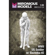1/35 WWII US Soldier with Bazooka #2