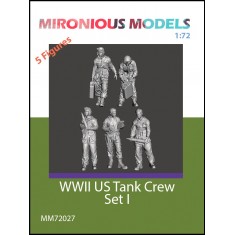1/72 WWII US Tank Crew Set I (5 figures)