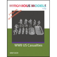 1/72 WWII US Casualties (7 figures with accessories)