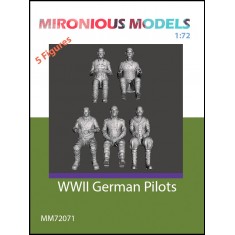 1/72 WWII German Pilots (5 figures)