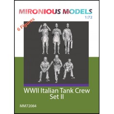 1/72 WWII Italian Tank Crew Set II (6 figures)