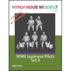 1/72 WWII Japanese Pilots Set II (5 figures)