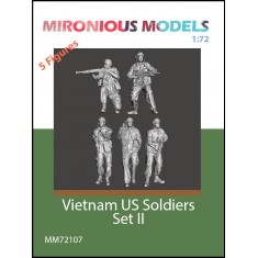 1/72 Vietnam US Soldiers Set II (5 figures)