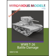 1/72 WWII T-26 Battle Damage