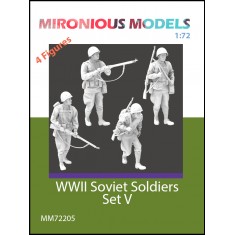 1/72 WWII Soviet Soldiers Set V