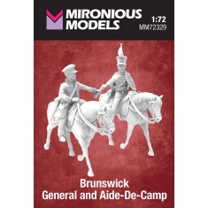 1/72 Brunswick General and Aide-De-Camp