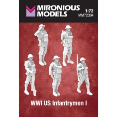 1/72 WWI US Infantrymen I