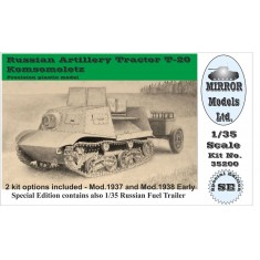 1/35 Russian Artillery Tractor T20 Komsomolets [Special Edition] (incl. Fuel Trailer)