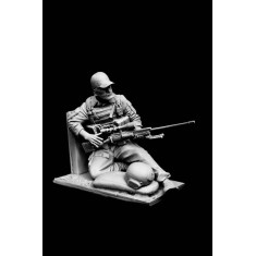 120mm US Navy SEAL Sniper (1 figure w/diorama)