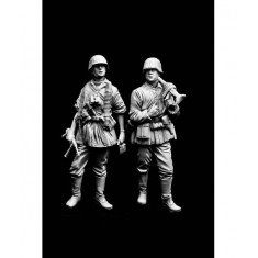 120mm SS MG34 Team (2 figures)