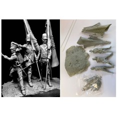 75mm Scale Colour Party, Waterloo