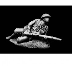 120mm Scale WWI Lewis Gunner