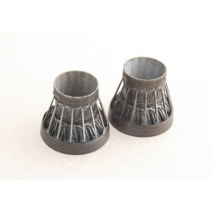 1/48 F-15 C/D/E/K P&W Exhaust Nozzle Set (Closed) for Hasegawa kits