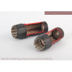 1/48 F/A-18 A/B/C/D GE Exhaust Nozzle & After Burner Set for Hasegawa kits (Opened)