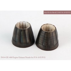 1/48 F/A-18 E/F/G GE Exhaust Nozzle Set for Revell kits (Closed)