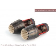 1/48 F/A-18 E/F/G GE Exhaust Nozzle & After Burner Set for Revell kits (Opened)