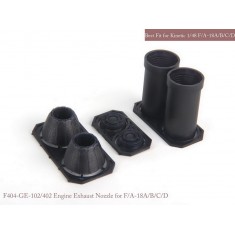 1/48 [SE] F/A-18 A/B/C/D GE Exhaust Nozzle & After Burner set (closed) for Kinetic kits
