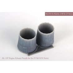 1/48 [SE] SU-27/30/33 Exhaust Nozzle set (opened) for Kinetic kits