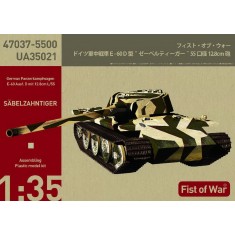 1/35 Fist of War German E60 ausf.D 12.8cm Tank with Side Armour