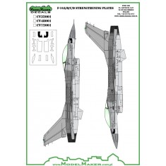 1/32 F-16A/B/C/D Strengthening Vinyl Plates