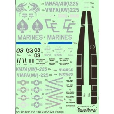 1/48 F/A-18D VMFA-225 Vikings (decal)